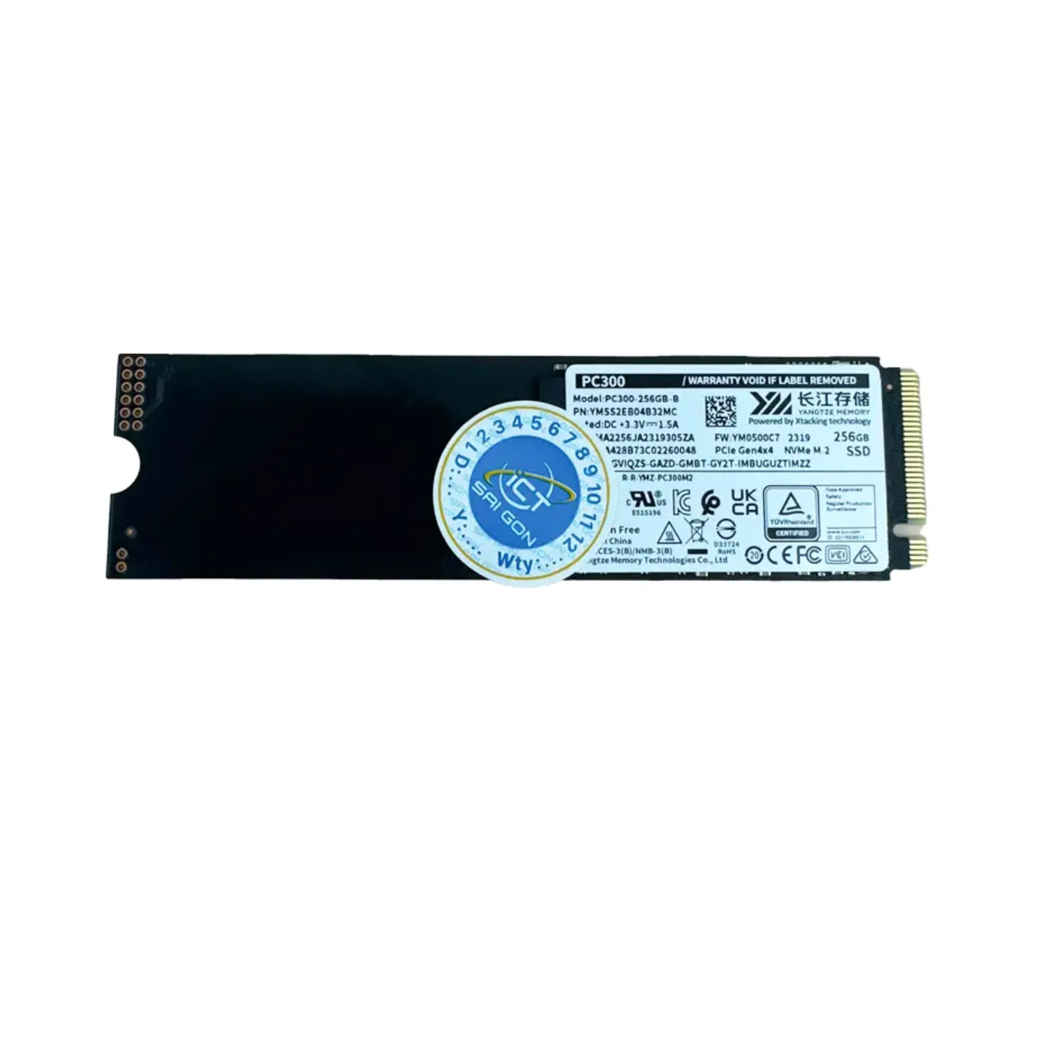 Ổ cứng SSD YMTC PC300 256GB NVMe PCIe 4.0