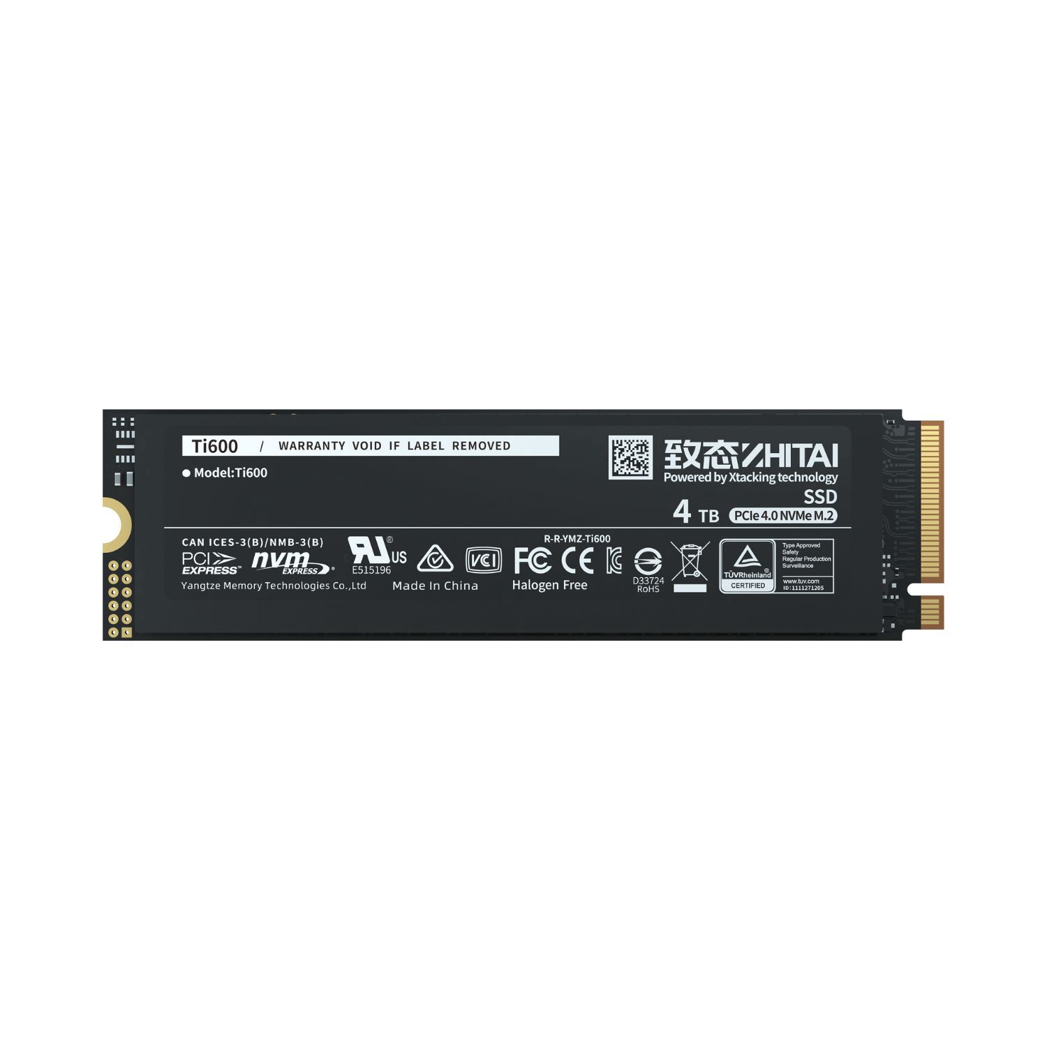Ổ cứng SSD YMTC Zhitai Ti600 4TB M.2 2280 PCIe Gen4x4 NVMe 4.0