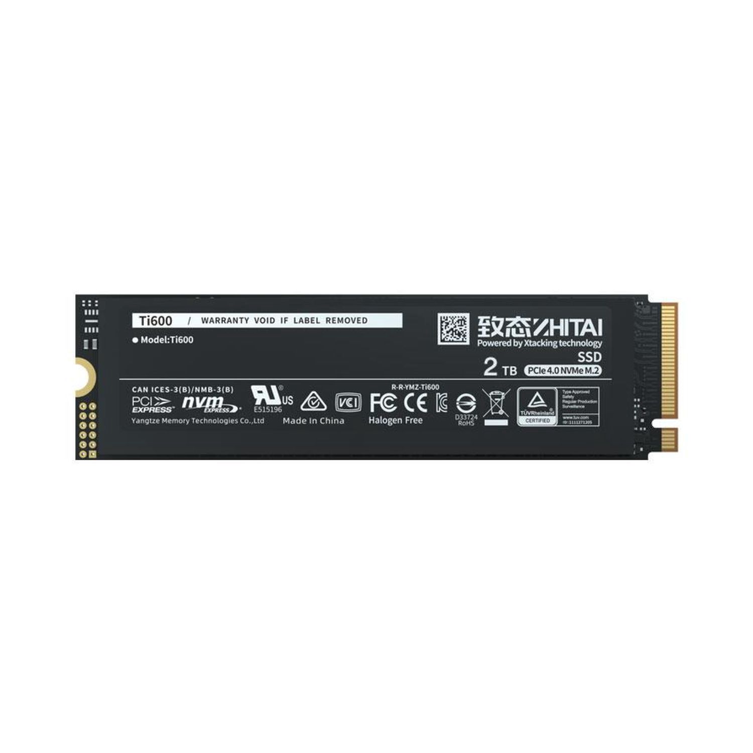 Ổ cứng SSD YMTC Zhitai Ti600 2TB M.2 2280 PCIe Gen4x4 NVMe 4.0